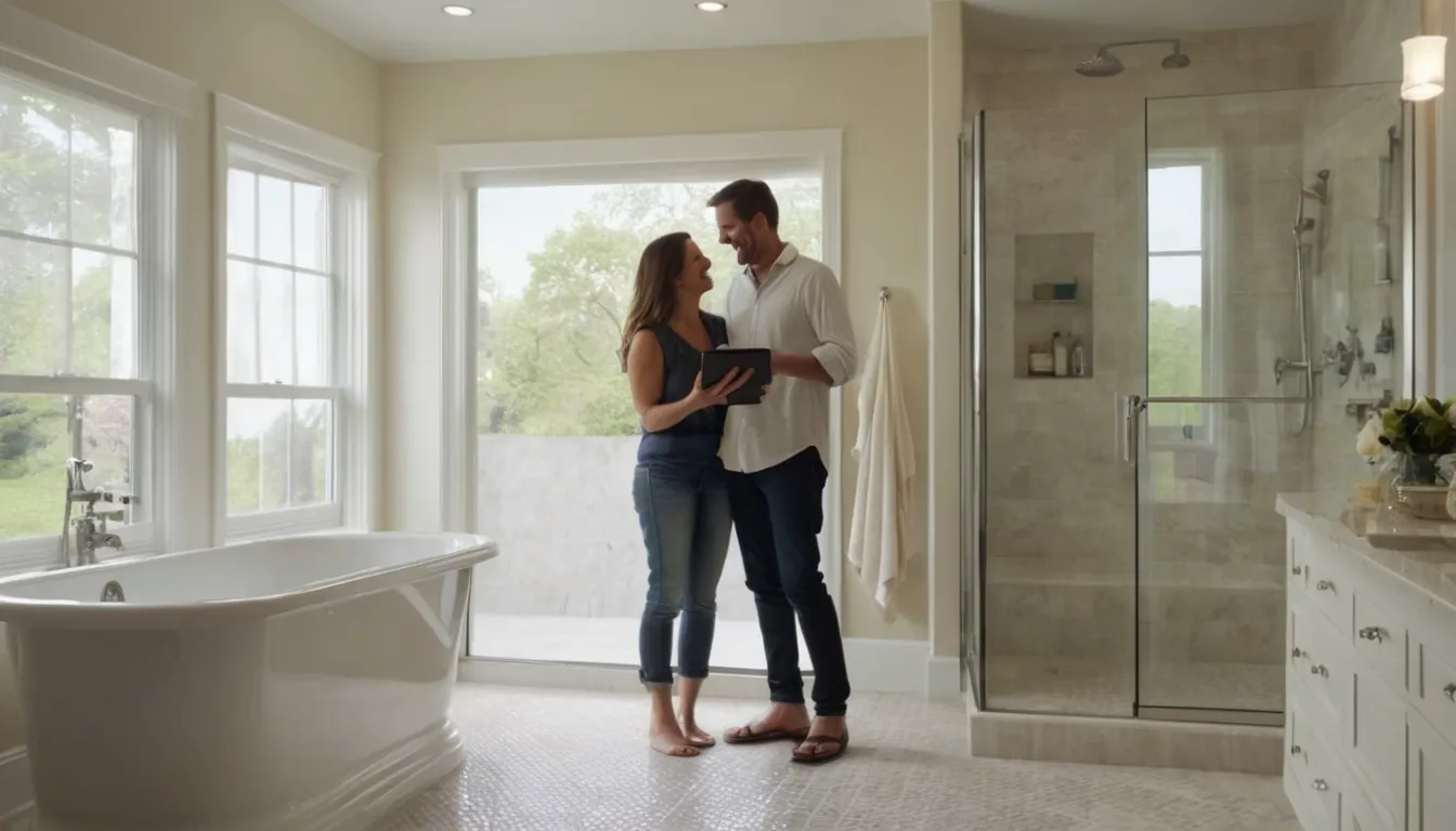 A bright, freshly remodeled bathroom in a Wilmington area home